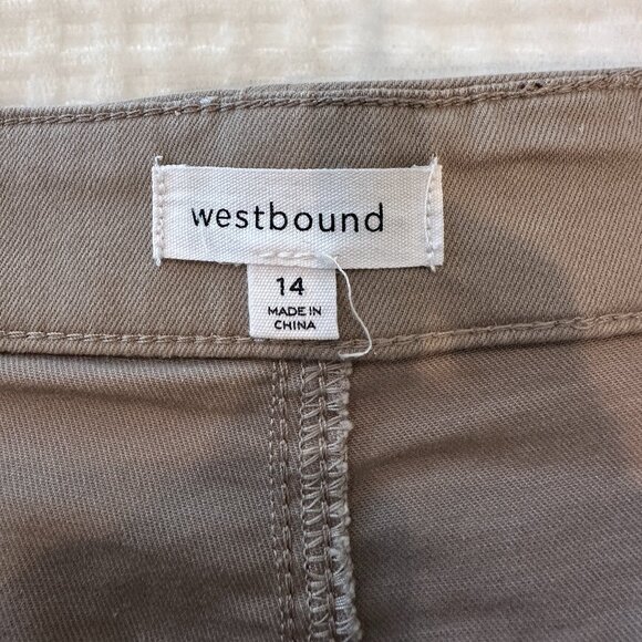 WESTBOUND Beige/Tan Pull On Pants - Picture 4 of 4